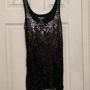 Sparkly tank top